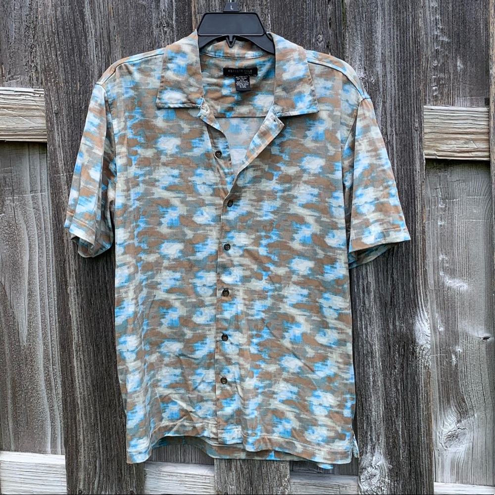 Kenneth Cole New York Short Sleeve Shirt XL